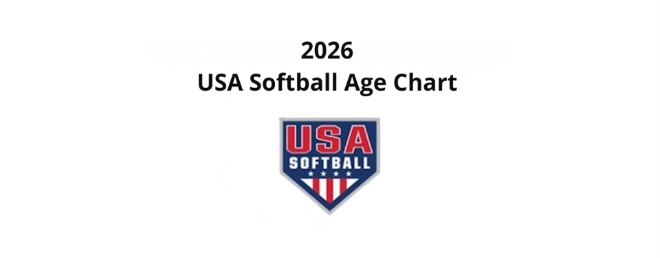 2026 USA Softball Age Chart